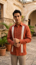 Guayabera Belem Shedrón 100% lino