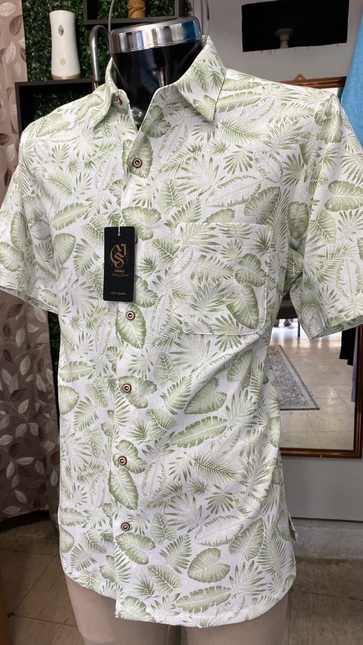 Camisa Cococay Algodón Estampado
