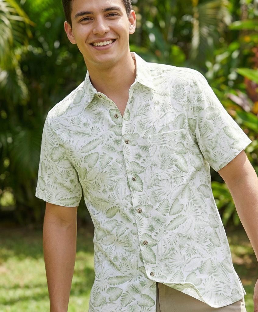 Camisa Cococay Algodón Estampado